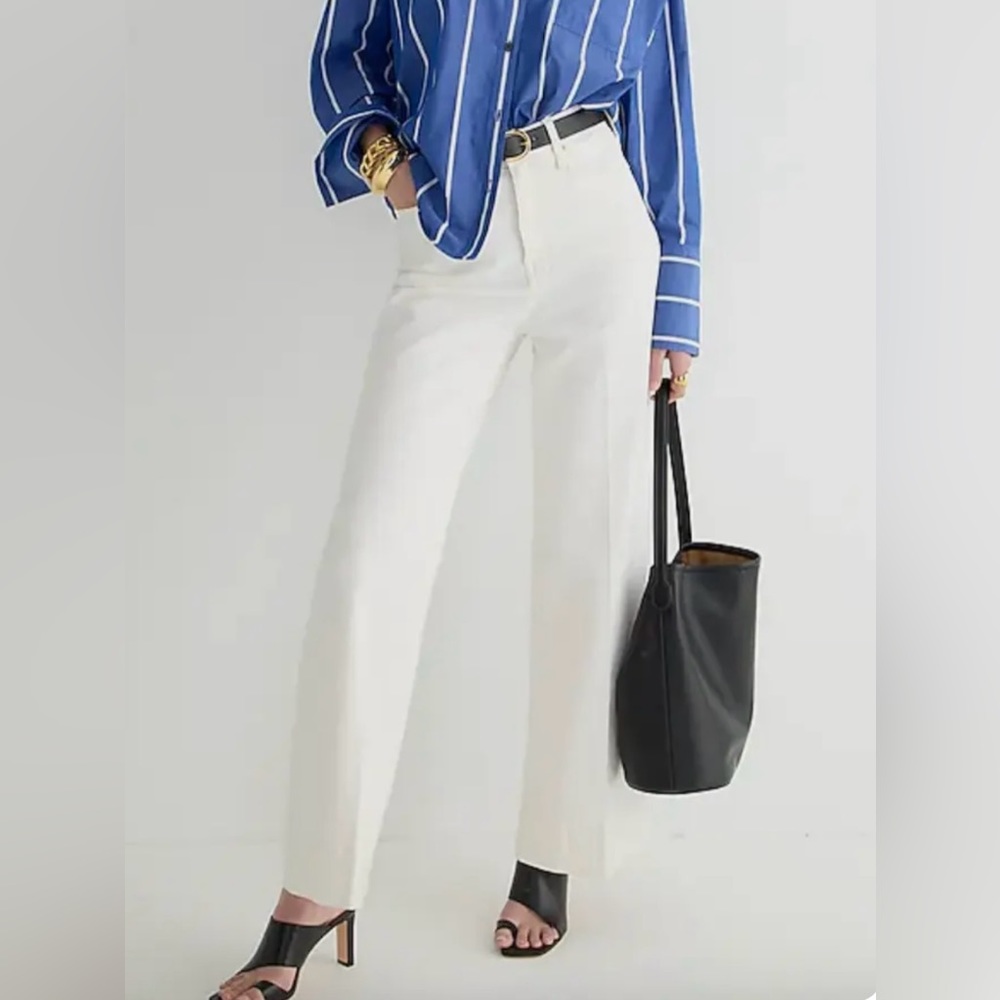 NWT J.Crew Petite Denim Trouser, size P30, BM812
